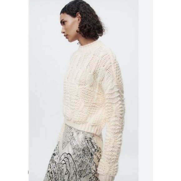 Zara Textured Knit Sweater - Picture 10 of 13